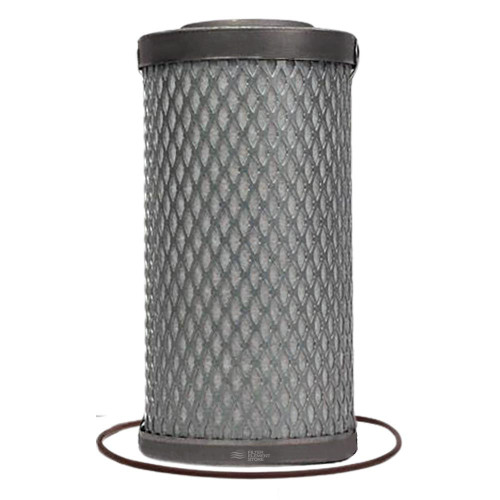 301EFC6013 air/oil separator for Gardner Denver. Metal perforation, white filter media, metal end caps, and includes O-Ring as shown.