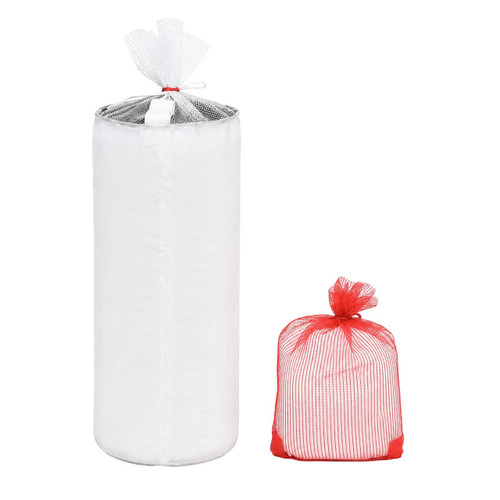 Donaldson OS-500 Oil/Water Separator Replacement. Large white bag with carbon and small red bag with white media.