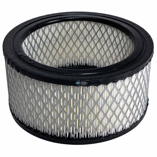 Mann Filter C16331/1 air filter equivalent. White filter media. Black end caps.