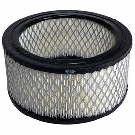 Van Air Manufacturing 263823 air filter equivalent. Pleated filter with white filter media, wire mesh outside, and black endcaps.