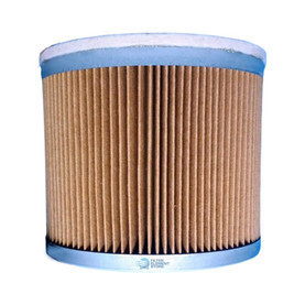 Rietch LE 730533 air filter replacement. Metal body with perforations and pleated air filter.