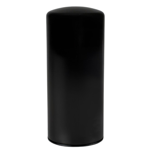 Black compressor oil filter replaces Power System 470015 oil filter.