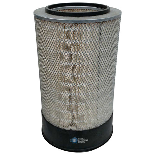 JOY 1225150 air filter. Aftermarket version with black rubber bottom with small center hole in metal filter base. 