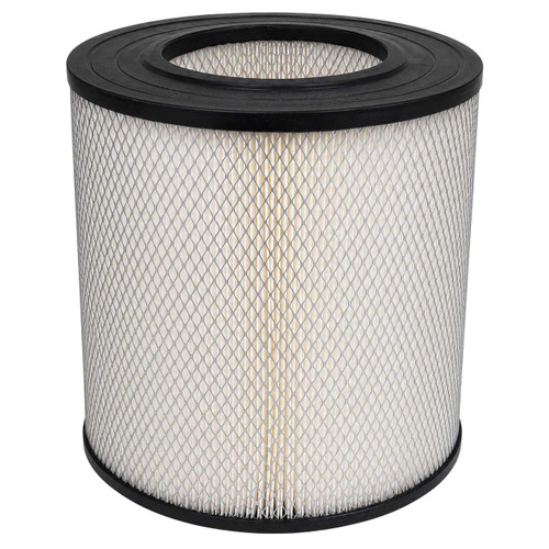 Ingersoll Rand 39903265 air filter equivalent. White pleated filter media with black end caps. Double open end.