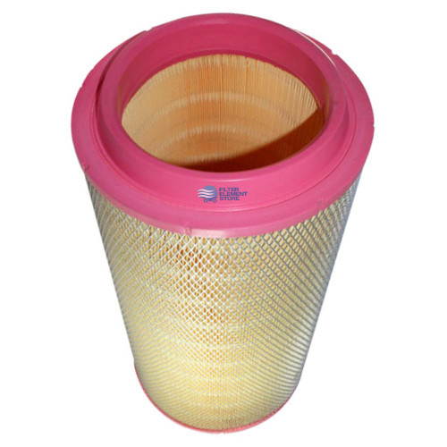 MANN C30810 air filter. Pleated air filter with pink end caps.