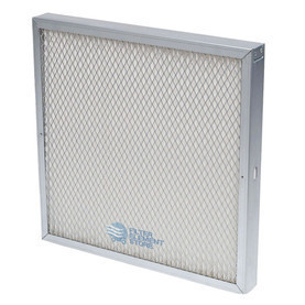 Universal 81-0165 Panel Filter for air intake filter housing. Metal frame with pleated filter media. 