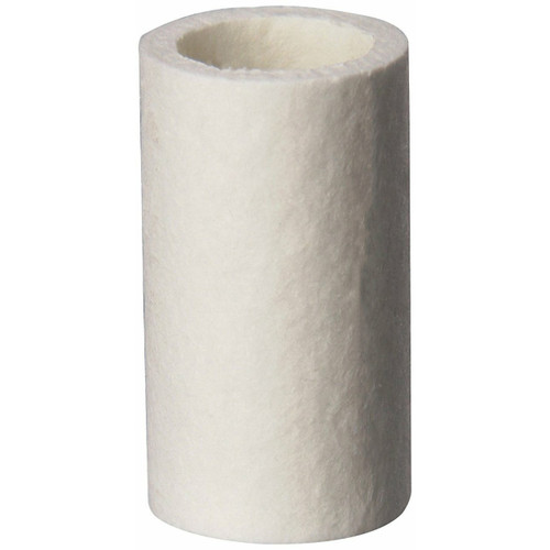 Small white coalescing filter with double open ends. Replaces Headline 25-64-70C filter.