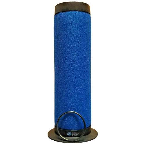 Kaeser OR60 coalescing filter element. Black top inlet with bottom base. Includes one O-ring.