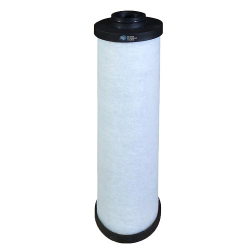 Sullair 0250024-435 coalescing filter element. White filter media with black end caps.