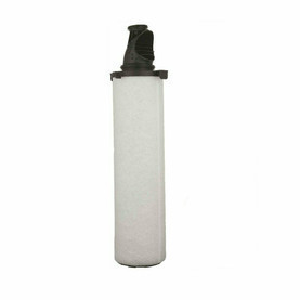 Aftermarket Domnick Hunter 050AO coalescing filter element. White filter media with special black top inlet.