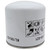 KL105-021 oil filter for air compressors. White filter. Top view.