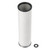 Top view of FS Curtis RN24079-2 air filter replacement. White filter media with open top and a washer to the side.