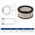 Dimensions and specifications for Stoddard F8-110 air filter replacement.