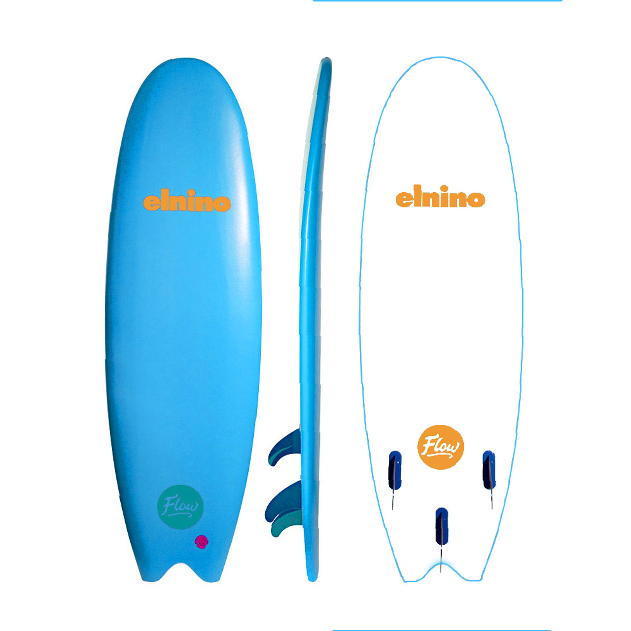 Softboard Elnino Fish 5'8
