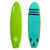 Elnino Cruiser - lime green deck and mint slick. With single swivel legrope and detachable triple fin system (85kg learner - 95kg exper). A great medium length board with chunky volume for starting out on. Ready to go out of the box.
