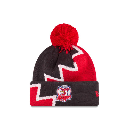 Sydney Roosters 2025 New Era OTC Zig Zag Knit Beanie