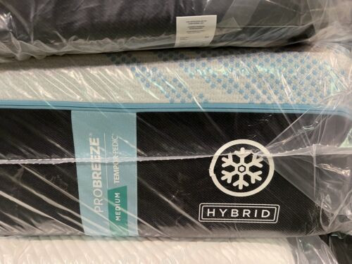 TEMPURPEDIC PRO BREEZE MEDIUM HYBRID 2.0 CALIFORNIA KING MATTRESS FREE SHIPPING