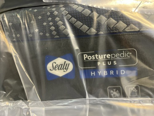 SEALY HYBRID BRENHAM SOFT SPLIT KING MATTRESS-FREE SHIP!