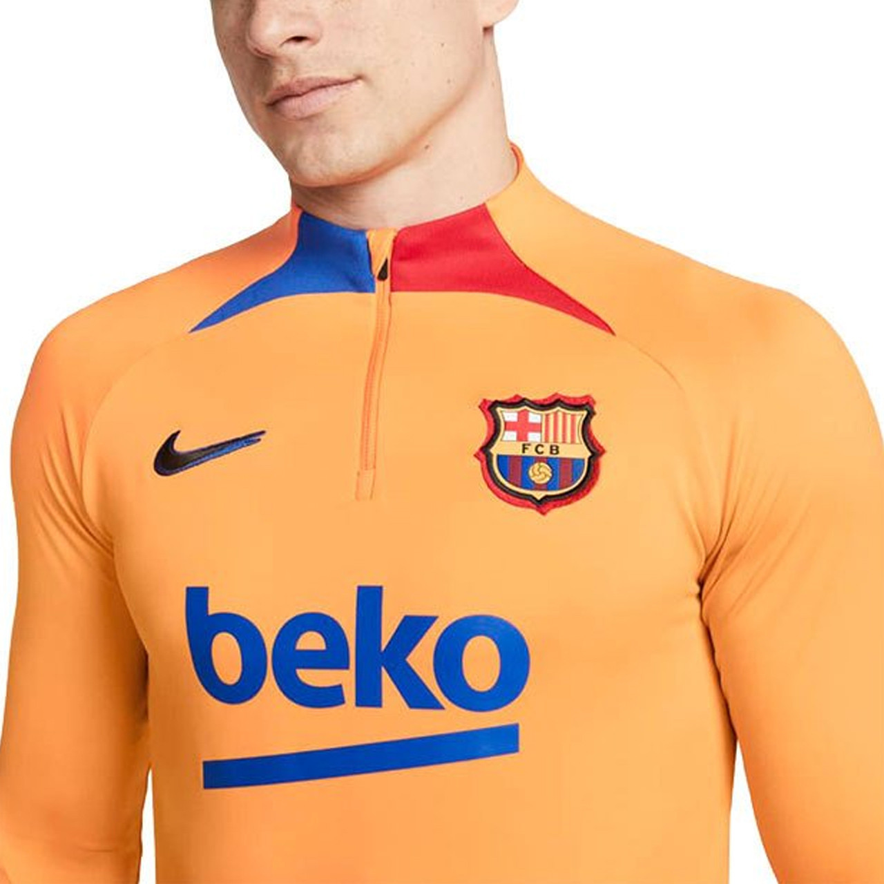 FC Barcelona Strike Men's Nike Dri-FIT Soccer Drill Top