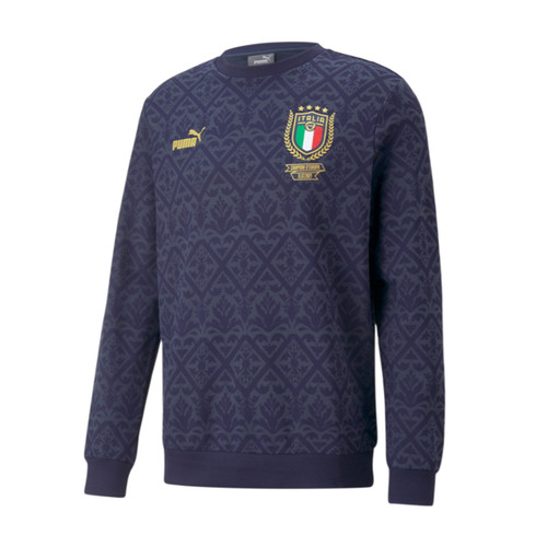 Italy Puma Euro 2020 Winners Navy Blue Sweater