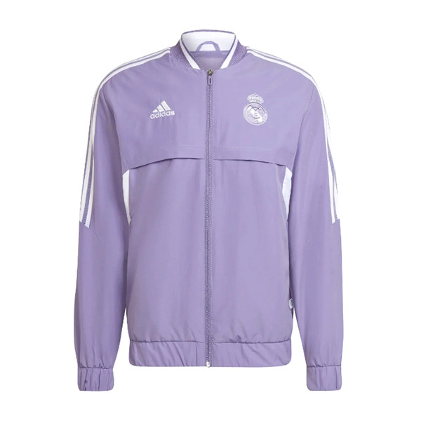 Real Madrid 2022-23 Adidas Anthem Jacket - Magic Lilac