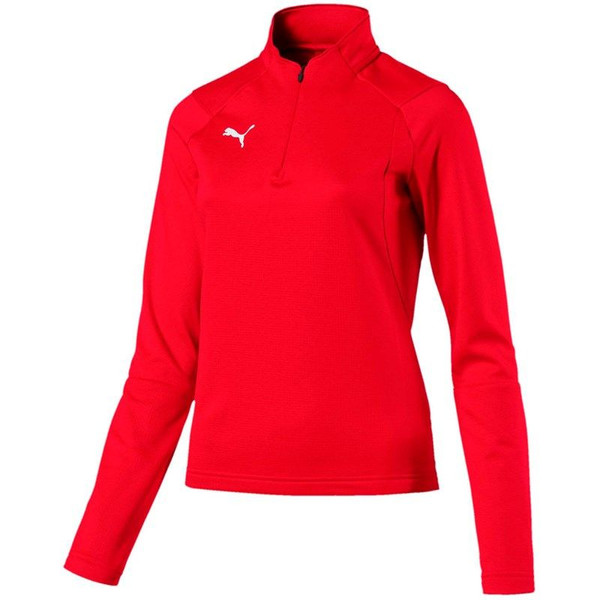 PUMA Women's Liga Training 1/4 Zip Top RED