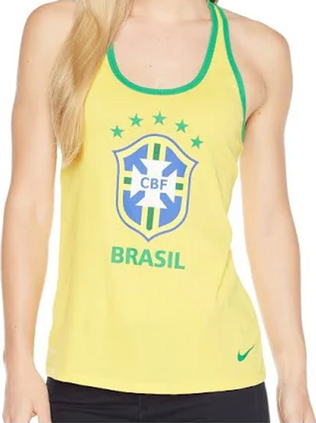 Nike Brazil Womens T-shirt, Yellow