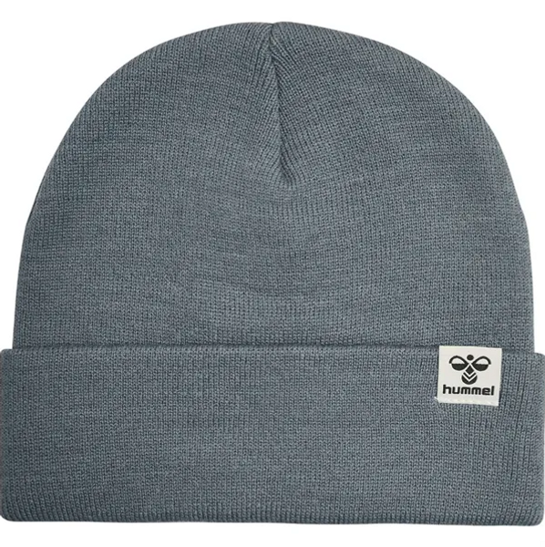 Kid's Hummel Beanie - Knitted - hmlPark - Grey Blue (Stormy Weather)