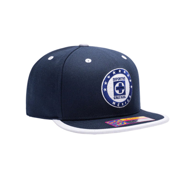 Cruz Azul Fan DNA Licensed Team Blue Snapback Hat