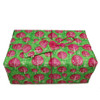 Large Crackle fabric wrap in Neon Pink.  Shown wrapped.