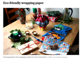 The Telegraph - How to have an eco-friendly Christmas