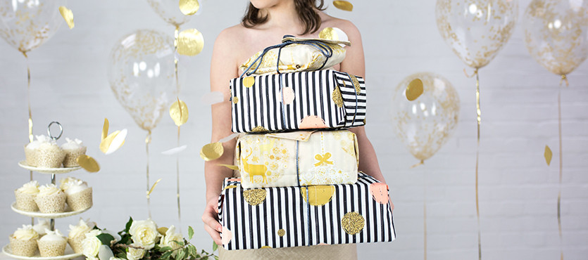 Fabric, Reusable, Recyclable and Eco Christmas Gift Wrap & Gift Bags UK