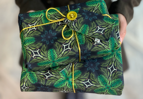 Wrag Wrap recycles waste plastic bottles to create reusable gift wrap for Christmas 2019