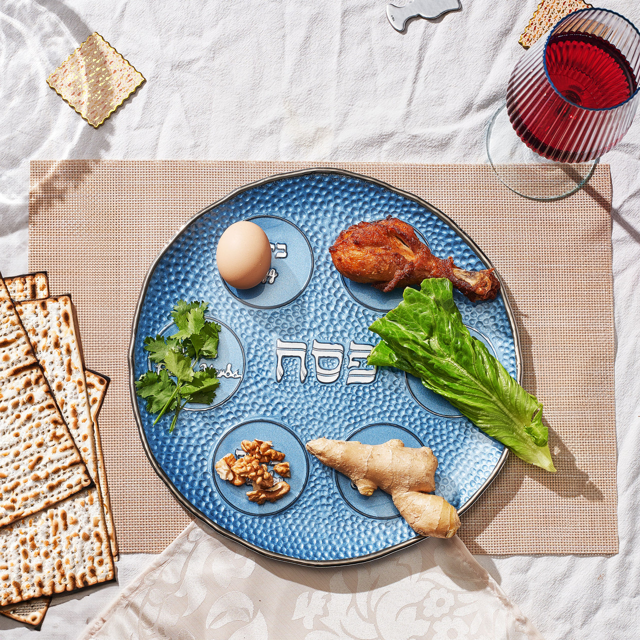 過越 Zion Judaica ワクワクする子供用過越祭用セダープレート 9インチ メラミン BPAフリー カラフル 子供用 ペサッハ セ（子供用 ハサミ  安全はさみ[品番：FQ000206965]｜PlusNao（プラスナオ）のファッション通販｜SHOPLIST（ショップリスト））