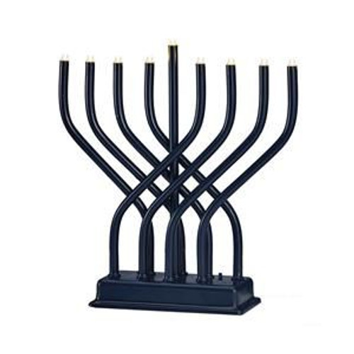 LED Navy Electric Menorah