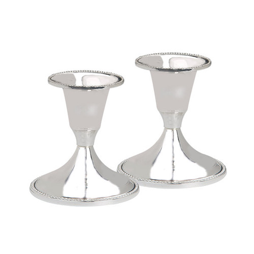 Silver Plated Candle Holders 2.5"