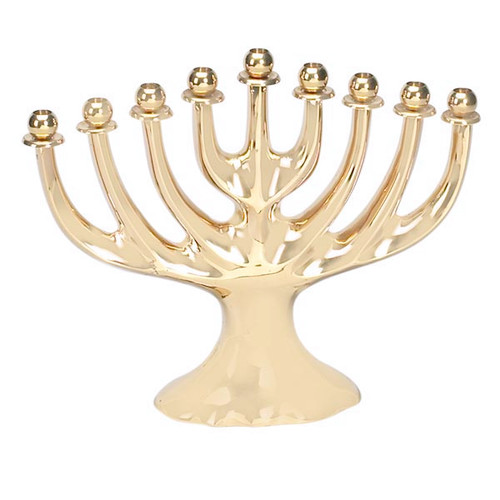 Brass Menorah 7.5