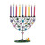 Flowering Tree Hand-Crafted Metal Menorah