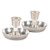 Travel Silver Candle Holders