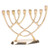 Brass Interlace Menorah