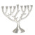 Aluminum Menorah 9.5"