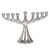 Aluminum Menorah 6"