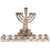 Brass 3D Design Menorah