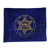 Velvet Royal Blue Tallis Bag With Star of David in the middle