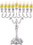 Oil Menorah Silver Plated
