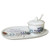 Ceramic "Shana Tova" Honey Dish with Spoon & Plate