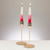 Set of 2 Goldtone Candlesticks