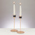 Set of 2 Goldtone Candlesticks-2