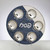 Starry Night Ceramic Seder Plate In Navy And Silver