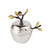 Emanuel Apple Shaped Honey Dish w/ Pomegranate Branch